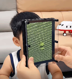 Pin Art 3D Sculpture DIY Needle Carving Mold Desk Toy Decoration Hogar Maison Decorative Room Ornaments Home Decoration