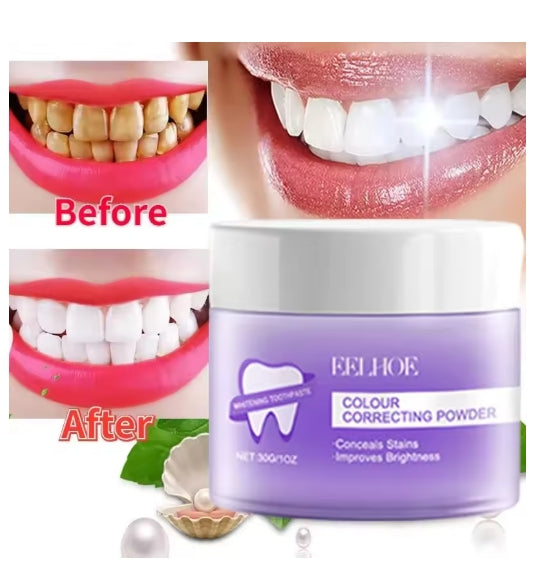 5 Days Teeth Whitening Powder Remove Plaque Stains Dental Calculus Oral Hygiene Cleaning Fresh Bad Breath Tooth Care Products