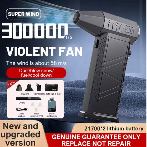 Turbo Fan Jet 300000RPM Turbo Jet Blower Vacuum Blowing/Suction Air Duster Blower