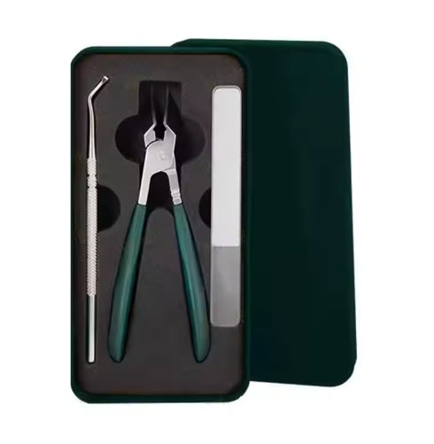 3Pcs Slant Edge Nail Clipper Set Professional High-end Eagle Beak Oblique Toe Nail Trimmers Ingrown Toenail Tools