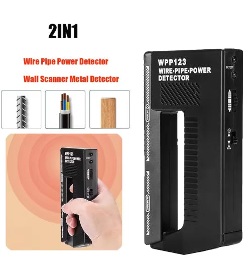 Metal Detector 2 in 1 Wire Pipe Power Detector Wall Scanner High Sensitivity Multifunctional Metal Detection