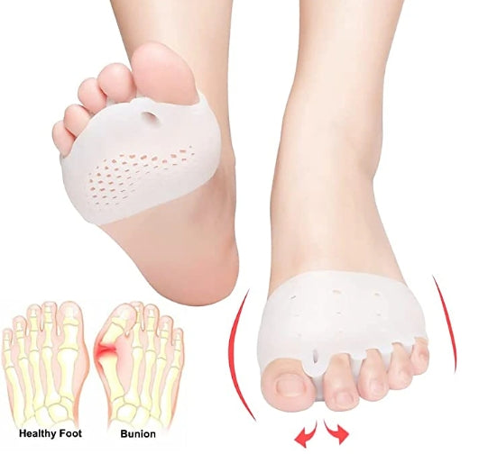 1 Pairs Metatarsal cushion, gel toe separator, bunion correction cushion, toe spacer, foot cushion