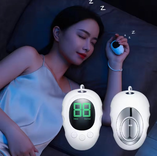 Microcurrent Sleep Aid Device Relieve Insomnia Instrument Help Sleep Night Anxiety Therapy Pressure Relief Palm Pulse Massager