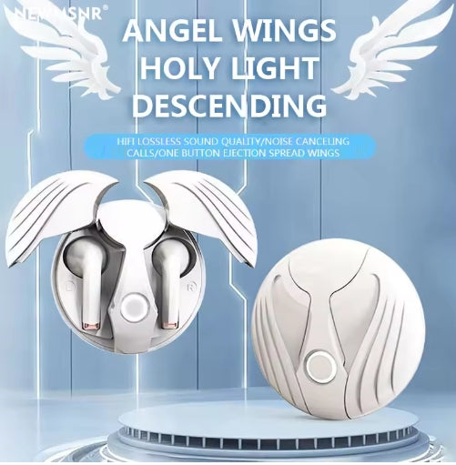Angel Wings TWS Wireless Bluetooth Headset Noise Cancellation Long Life HIFI Sound Quality Headphones