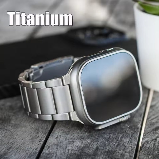 Apple Watch High-end Titanium Strap Ultra Series 9 8 7 3 4 5 6 se Magnetic Band Bracelet for iwatch ultra 2 49mm 45mm 42 44mm