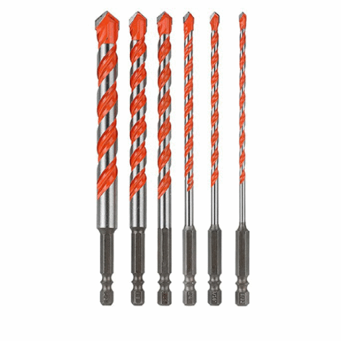 Super Long Hexagonal Shank Extension Buster Drill 4mm 5mm 6mm 8mm 10mm 12mm Ceramic Wall Tile Marble Glass Punching Hole Saw Drilling Bits