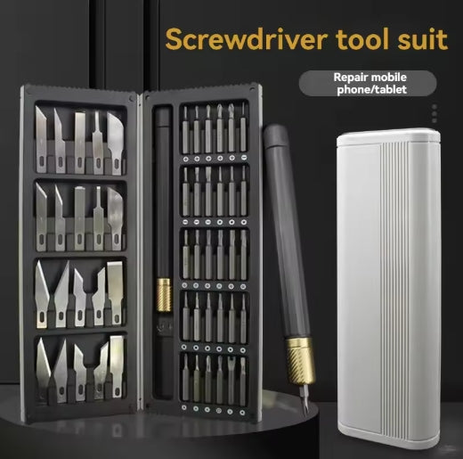 50 in 1 Magnetic Precision Screwdriver Plus Carving Knife Set Cell phone dismantling repair small appliances appliance circuit version combination tool set