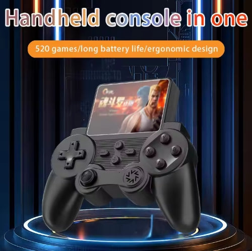 Video Game Console retro handheld Game Player Gamepad 3-inch Screen Built-in 520 Games AV Output