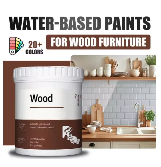 500g Water-based Environmentally Friendly Odorless Wood Furniture Repair and Renovation Paint
