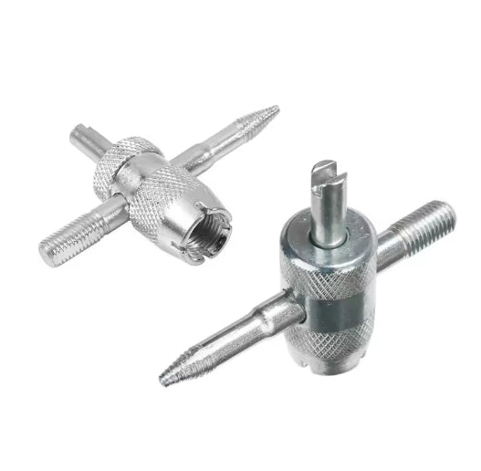 2Pcs 4-in-1 Auto Tyre Valve Core Puller Repair Tools Car Truck Tire Screwdriver Valve Stem Core Remover Installer Tool Cleaning Tool