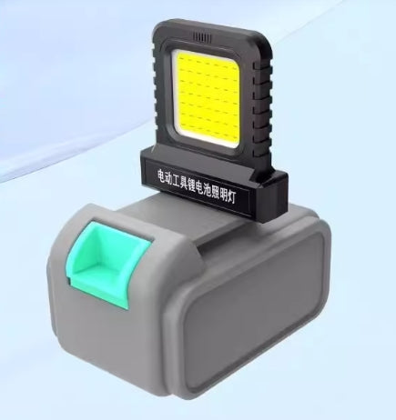 Power Tool Accessories LED Work Light for Makita for Milwaukee for Dewalt for Bosch for Dayi Lomvum Zhipu 18V-21V Li-ion Battery