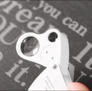 2 In 1 Portable 60X 30X Loupe Illuminated Magnifying Glass With LED Lighting Folding Jeweler Reading Repair Magnifier