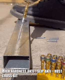 10pcs Double Headed Screwdriver Bit Set 65mm/110mm Hexagonal Handle Impact Bit Alloy Steel High Hardness Batch Head