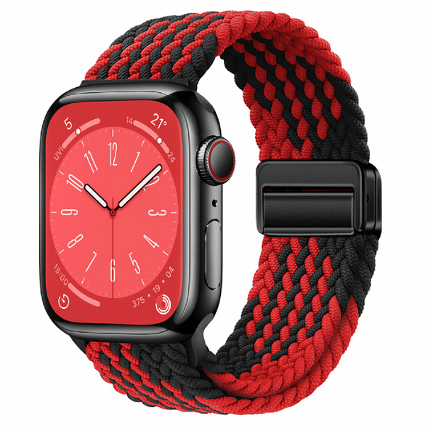 Apple Watch New Magnetic Snap-on Nylon Strap  30 Color Suitable for all models Adjustable Loop Design for Comfortable and Secure Wear
