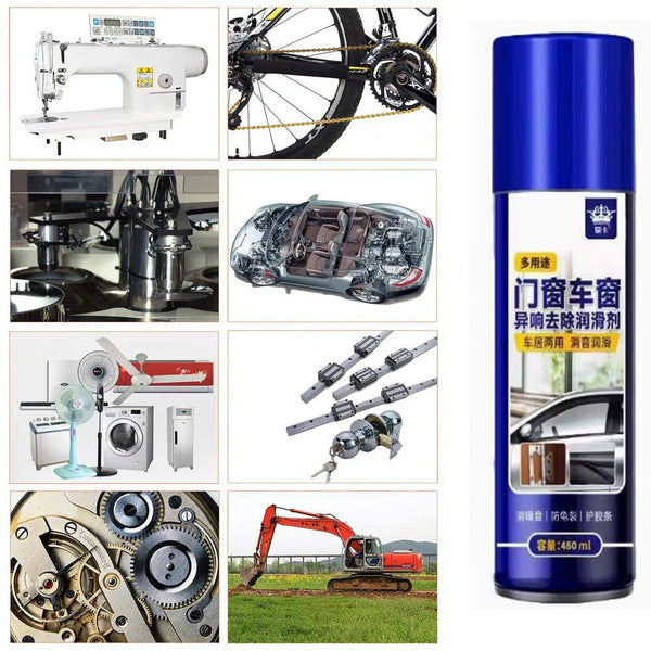 260ml Door Sunroof Track Lubricating Spray Rattle & Rust Spray Mechanical Maintenance