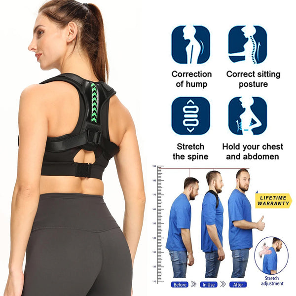Back Posture Corrector Anti-camel correction belt sitting posture correction belt back orthopedic Adjustable correction belt