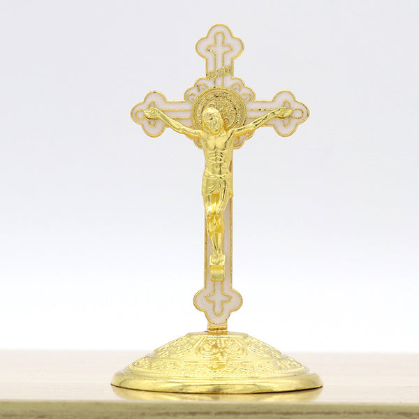 Creative Cross Ornament Home Office Desktop Metal Ornament Car Car Ornament Creative Crafts Ornament