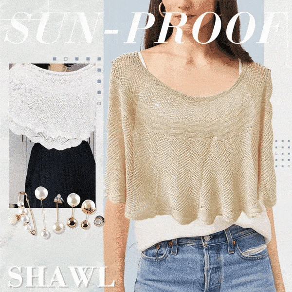 Knitted Sun-proof Shawl 6 color