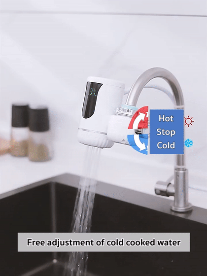 Installation-free Electric Hot Water Faucet Heater Instant Water Heater US/EU/UK/AU Plug