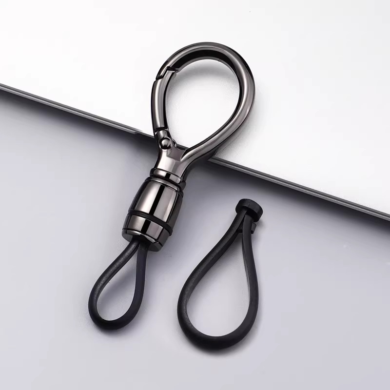 2Pcs High-end Men’s Car Keychain Lanyard