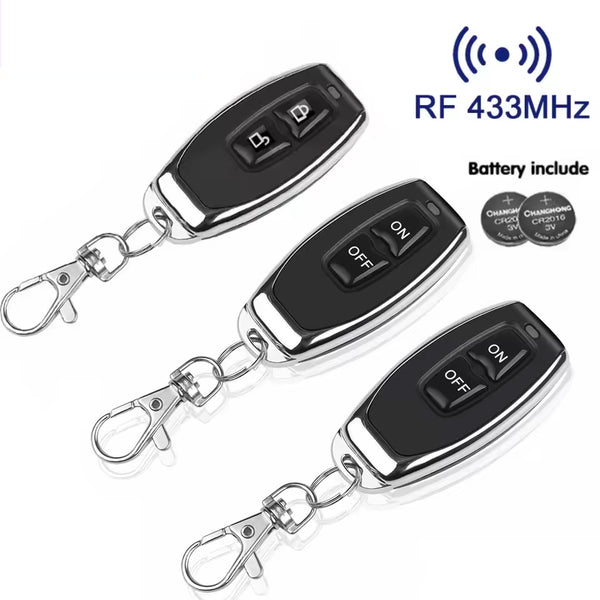 433MHz Remote Key Control Duplicator RF Remote Contro Learning Code EV1527 Smart Home Transmitter Controller For Car Gate Garage Door Alarm Key