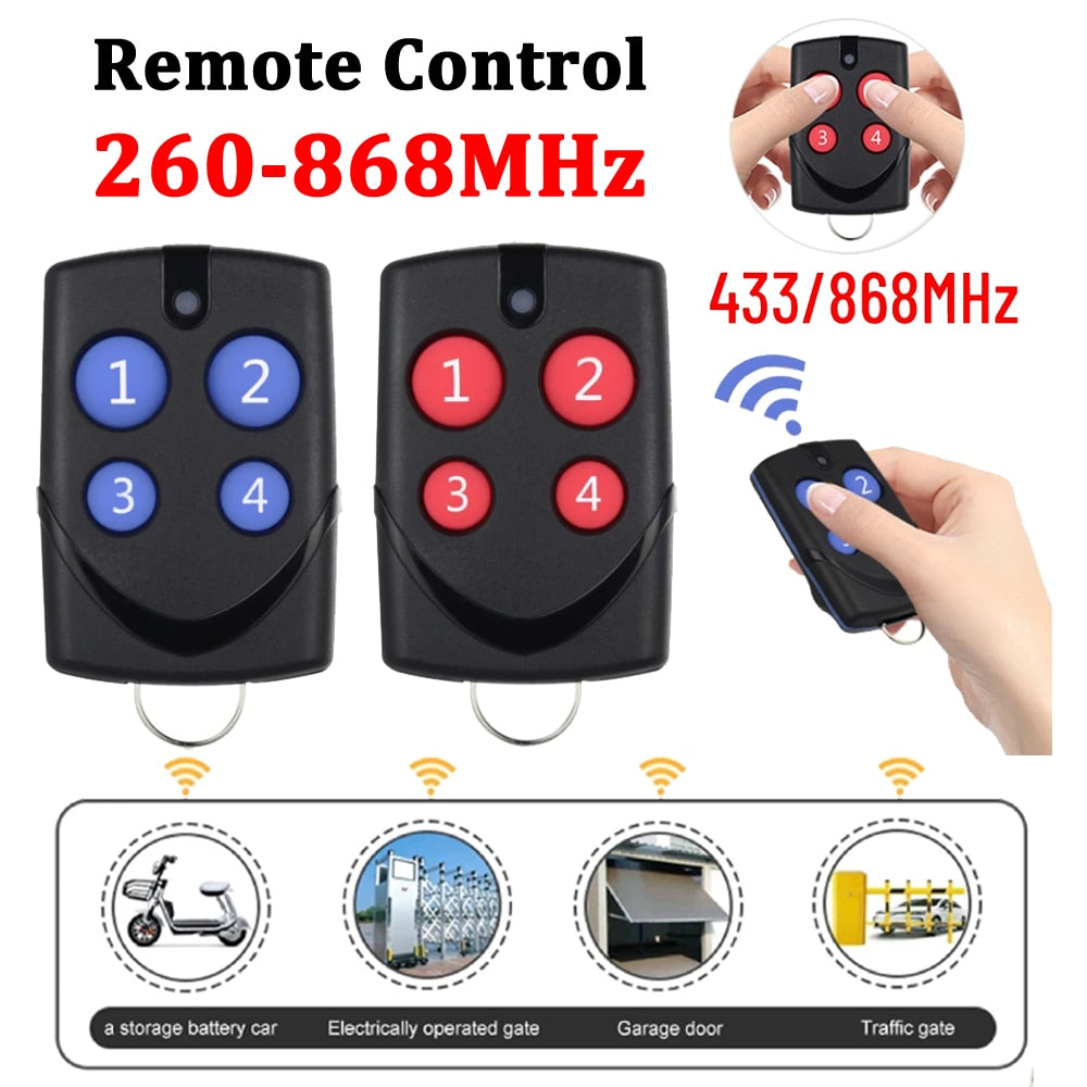 4-in-1 260-868MHz Universal Remote Control Copy Duplicator Automatic Cloning Multifrequency Remote Control