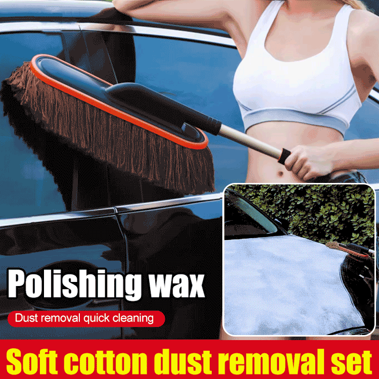 Car Duster with Extendable Telescoping Handle Car Wash Brush
