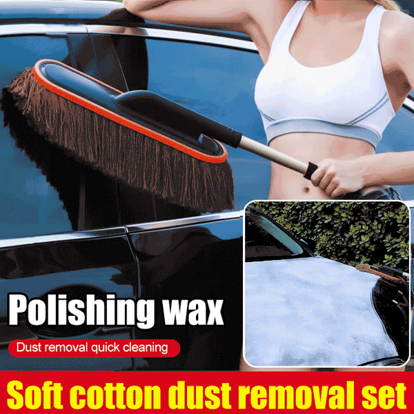 Car Duster with Extendable Telescoping Handle Car Wash Brush