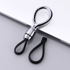 2Pcs High-end Men’s Car Keychain Lanyard