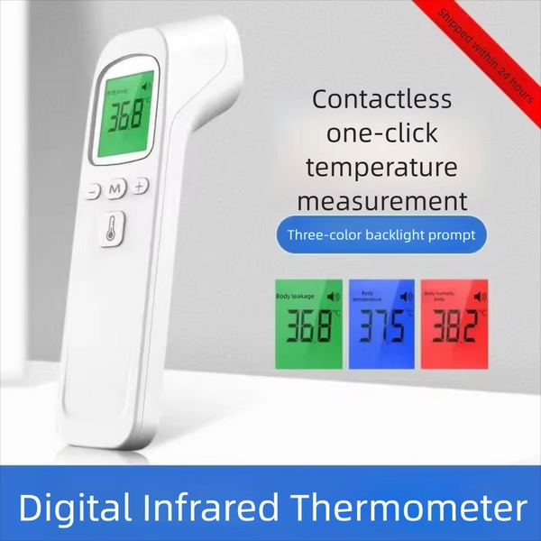 Non-contact Digital Infrared Thermometer Portable Multifunctional Handheld Pyrometer LCD Display Screen Precision IR Thermometer