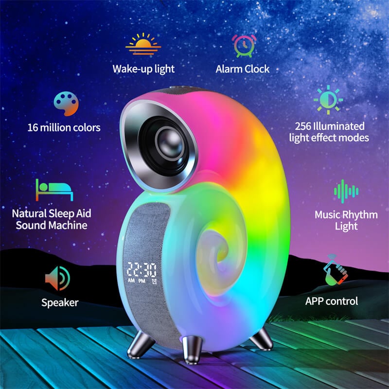 16 Million Colors Conch Smart Bluetooth Speaker App Control