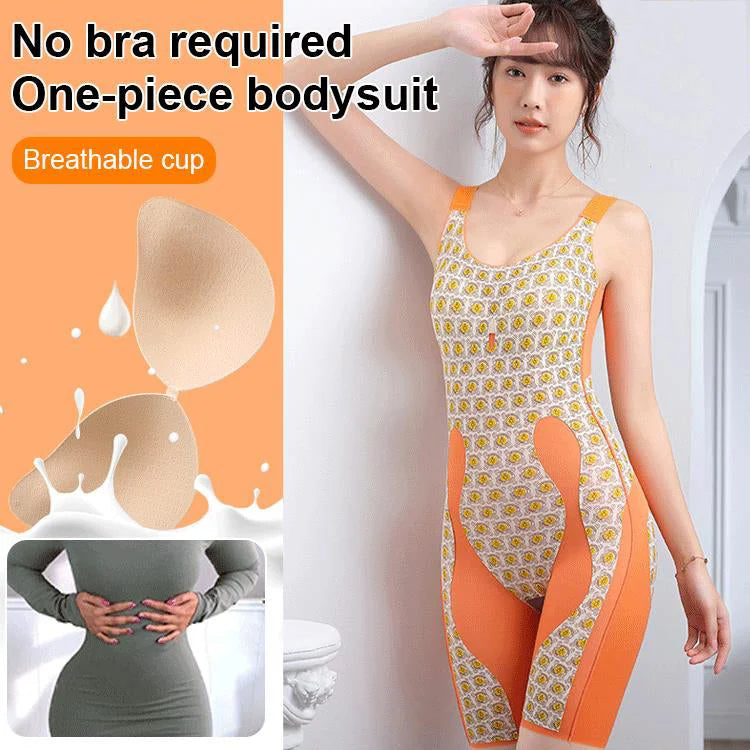 Non-marking Lose Weight Shapewear with Magnetic Therapy to Warm The Waist and Abdomen Against The Cold [No Bra Required]