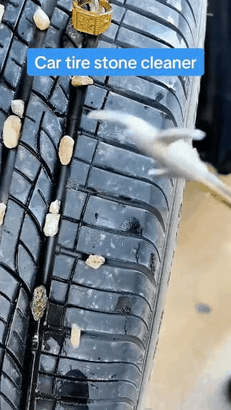 Car Tire Rock Cleaning Hook