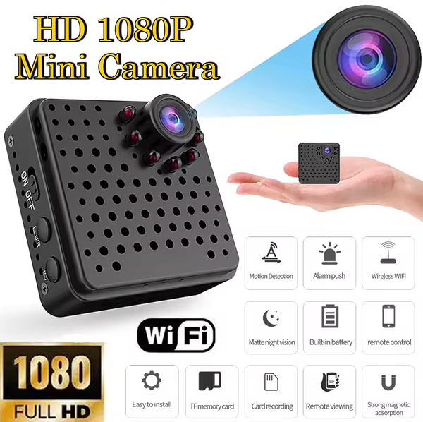 Home Outdoor Security Camera | 155° Ultra-Wide Angle View | 1150mAh High-Capacity Battery for Extended Recording | 1080P Remote Mobile Viewing | Motion Detection + No-Light Night Vision | Three Modes: Card Slot/Hotspot/Remote