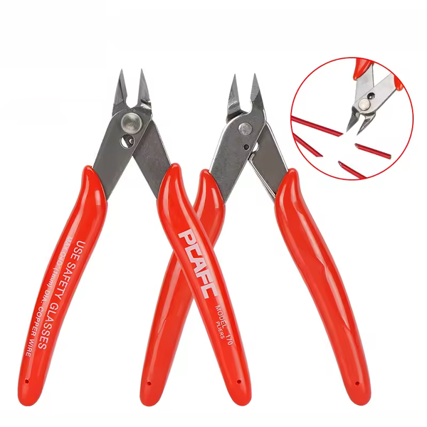 Universal Stainless Precision Steel Pliers for DIY Electronics Cutting Nippers suitable for cut wire, electronic feet, trimming plastic products, cut a small metal wire, and so on