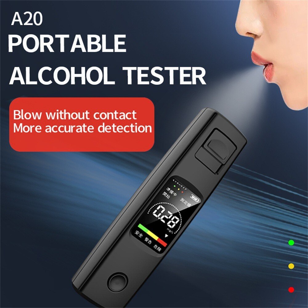Alcohol Tester Professional Breathalyzer Alcotest With LED Display Dual Mode Switch For Alcohol Meter Alcool Tester