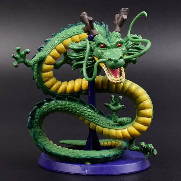 10cm Dragon Ball Cyan Dragon Handmade Model Decoration Dragon Ball Z Anime Dragon Doll Toy Decoration Gift