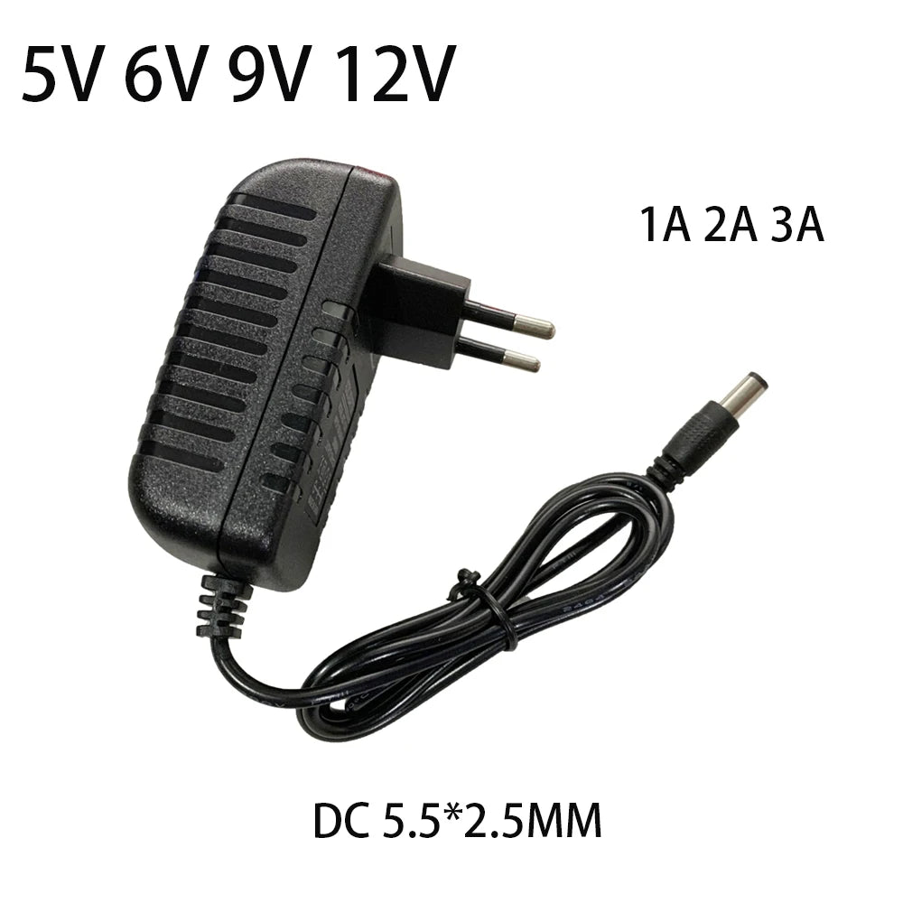 AC 110-240V DC 12V 15V 24V 1A 2A 3A 5A Universal Power Adapter Supply Charger adaptor US/EU Plug