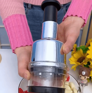 Manual Garlic Press Stainless Steel Garlic Masher Easy to Use Durable Vegetables Ginger Onions Chopper for Home