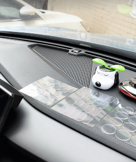 160Pcs Car Decoration Adhesive Double-sided Tape High Viscosity Invisible Seamless No Residue Car and Home Dual-purpose Strong Adhesive Sticker