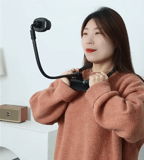 Hands Free Phone Neck Holder & Desktop Stand - Comfortable 360° Rotatable with Magnetic Mount for Vlogging, Gaming, Watching Movies, TikTok Live