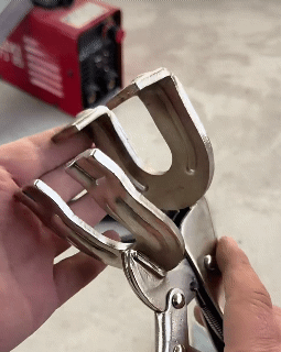 9-inch U-Shaped Welding Locking Pliers, Adjustable Multifunctional Metal Welding Clamp Pliers Quick-lock Release for Easy Removal