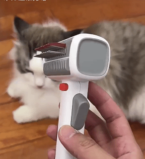 2-in-1 Pet Detangling and Shedding Comb The Ultimate Grooming Tool for Long-Haired Cats and Dogs