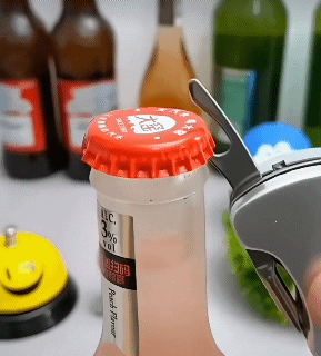 5-in-1 Multifunctional EDC Keyring Tool | Featuring a knife, bottle opener, LED light and screwdriver | Portable outdoor survival kit