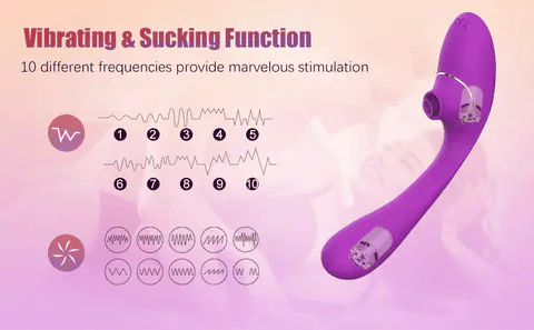 TINA Clit Sucking Vibrator & G-Spot Stimulator
