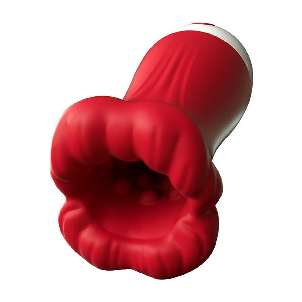 App Remote Control Big Mouth Male Penis Trainer 5D Channel Oral Sex Stimulation Massager Automatic Masturbation Cup