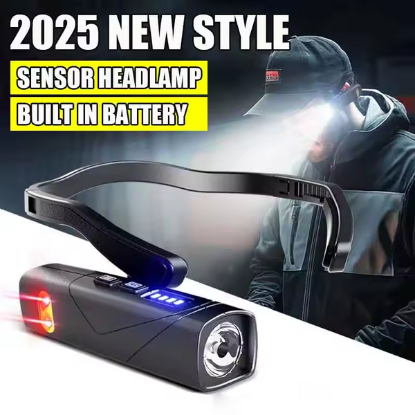 20000LM Induction Hanging Ear Styl Headlight Detachable and Multifunctional Portable Headlamp IPX4