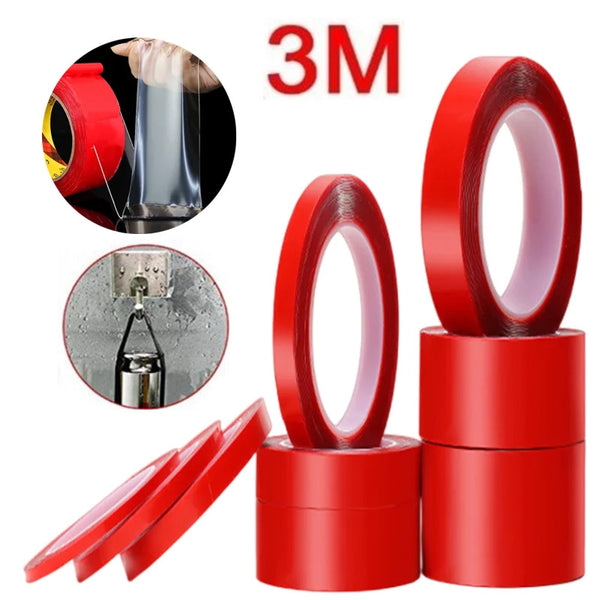 3M Double Sided Tape Strong Fixation Transparent Tape Waterproof No Traces High Viscosity Self Adhesive Tapes