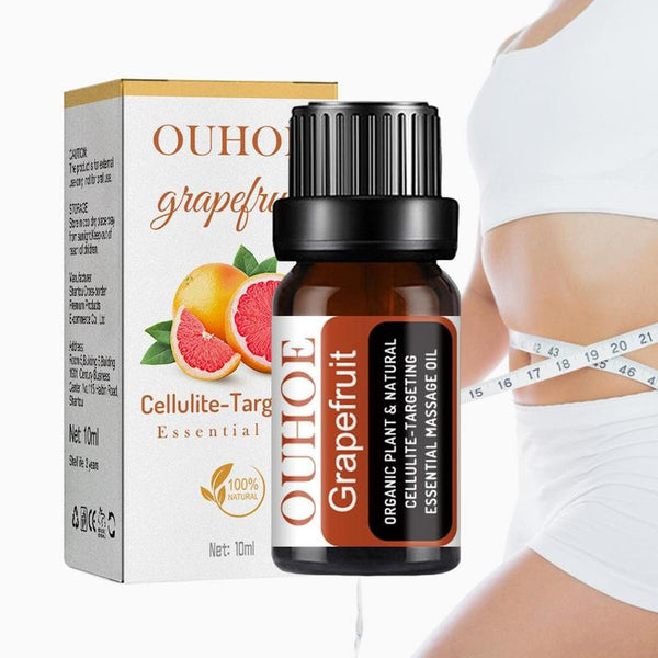Body Slimming Essential Oil Cellulite Remover Belly Slim Grapefruit Oil Tummy Waist Fat Burner Lose Weight Massage Cream Oil