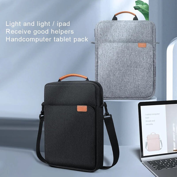 13 Inch Commuter iPad Tablet Computer Bag Light Thin Tablet Bag Vertical Computer Handbag One Shoulder Crossbody Storage Bag